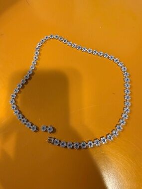 Hatton Labs Tennis Necklace / Need to fix clasp 20.5”
